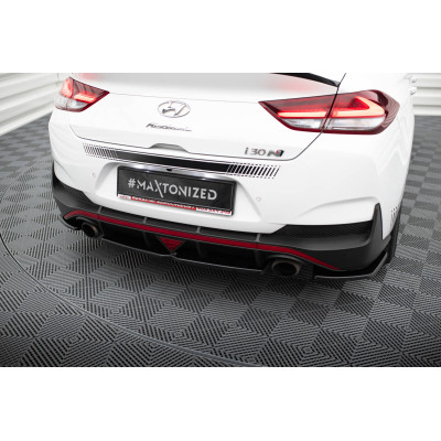 Splitter trasero para (with vertical bars) Hyundai I30 N Mk3 Fastback