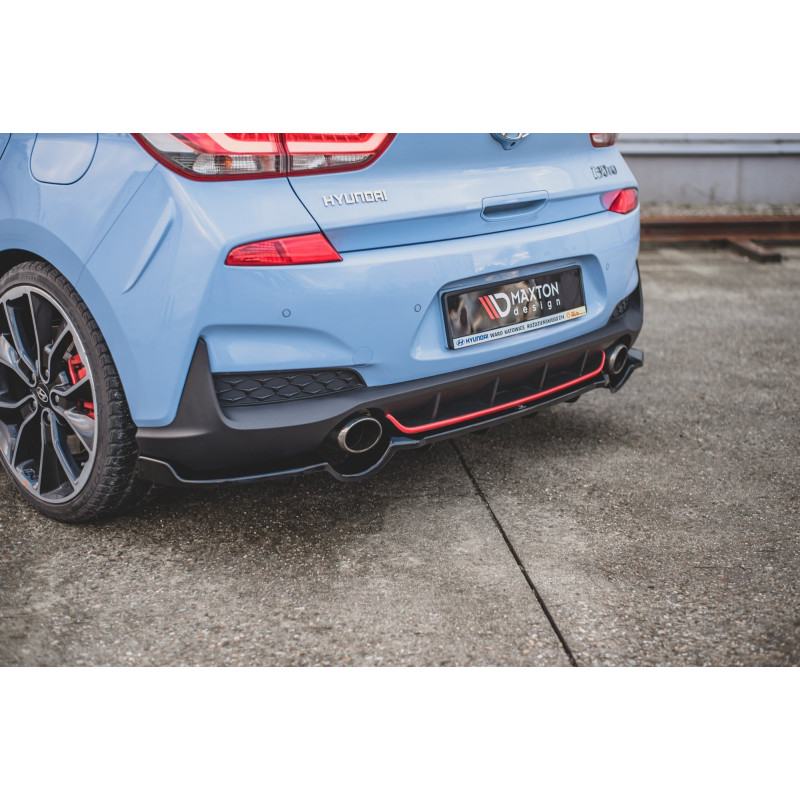 Splitter trasero para (with vertical bars) Hyundai I30 N Mk3 Hatchback