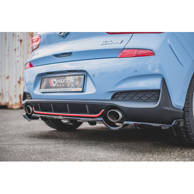 Splitter trasero para (with vertical bars) Hyundai I30 N Mk3 Hatchback