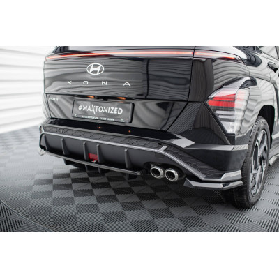 Splitter trasero para (with vertical bars) Hyundai Kona N-Line Mk2