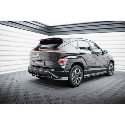 Splitter trasero para (with vertical bars) Hyundai Kona N-Line Mk2
