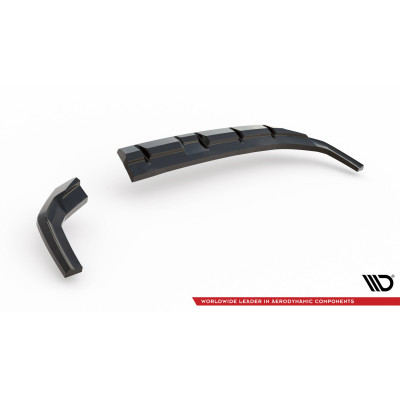 Splitter trasero para (with vertical bars) Hyundai Kona N-Line Mk2