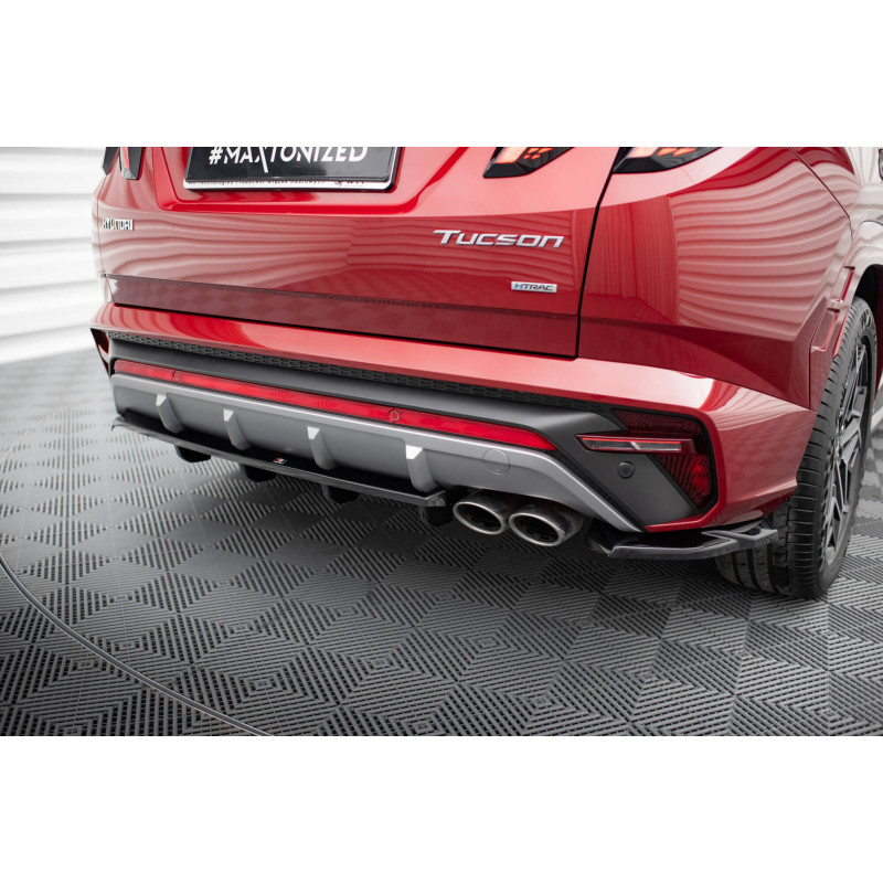Splitter trasero para (with vertical bars) Hyundai Tucson N-Line Mk4