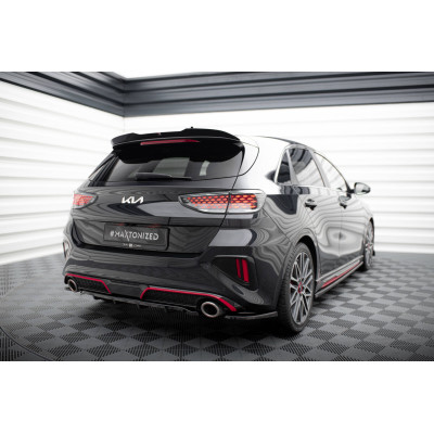 Splitter trasero para (with vertical bars) Kia Ceed GT Mk3 Facelift