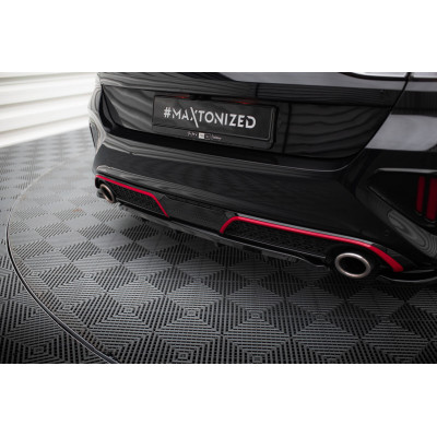 Splitter trasero para (with vertical bars) Kia Ceed GT Mk3 Facelift
