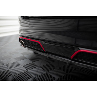 Splitter trasero para (with vertical bars) Kia Ceed GT Mk3 Facelift