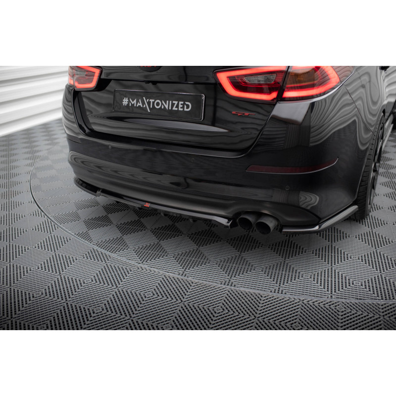 Splitter trasero para (with vertical bars) Kia Optima Mk3