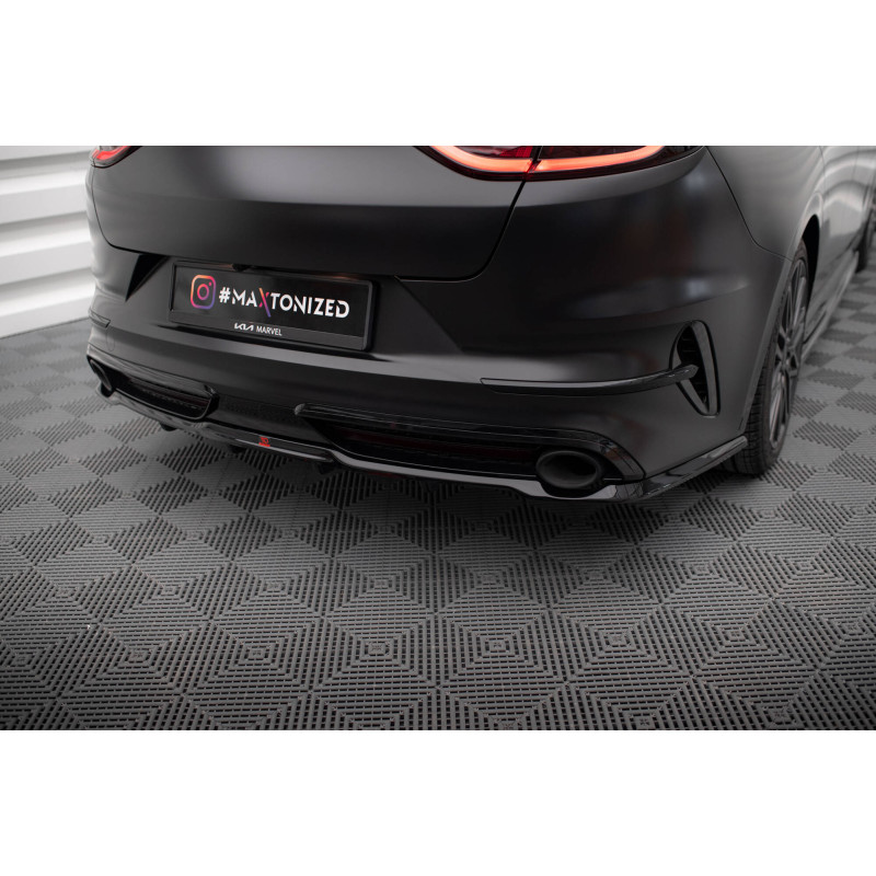 Splitter trasero para (with vertical bars) Kia Proceed GT Mk1 Facelift