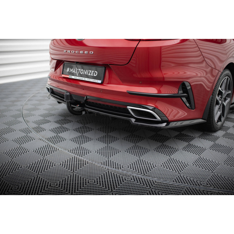 Splitter trasero para (with vertical bars) Kia ProCeed GT-Line Mk1