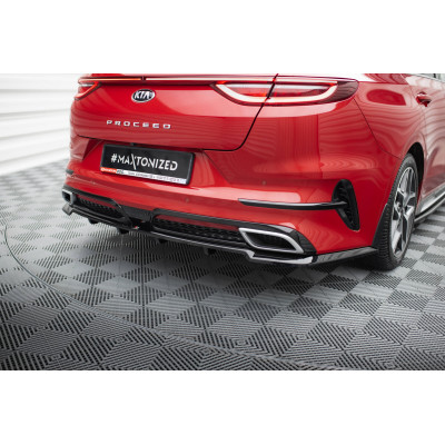 Splitter trasero para (with vertical bars) Kia ProCeed GT-Line Mk1