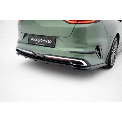 Splitter trasero para (with vertical bars) Kia Proceed GT-Line Mk1 Facelift
