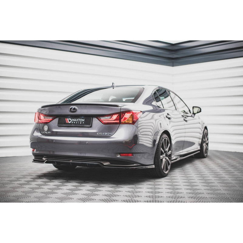 Splitter trasero para (with vertical bars) Lexus GS F Sport Hybrid Mk4 (L10)