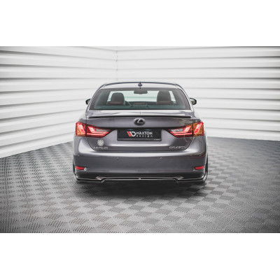Splitter trasero para (with vertical bars) Lexus GS F Sport Hybrid Mk4 (L10)