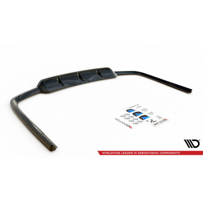 Splitter trasero para (with vertical bars) Lexus GS F Sport Hybrid Mk4 (L10)