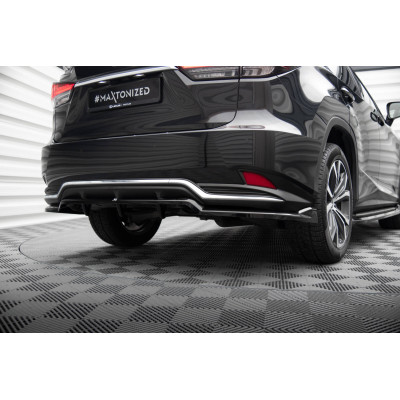 Splitter trasero para (with vertical bars) Lexus RX Mk4 Facelift