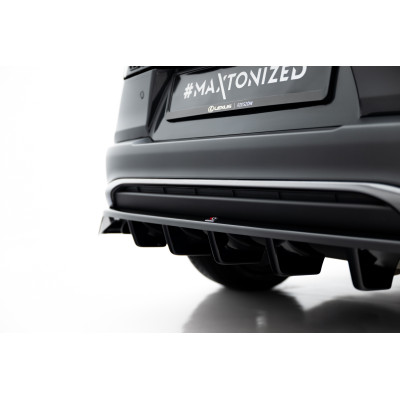 Splitter trasero para (with vertical bars) Lexus UX F-Sport Mk1