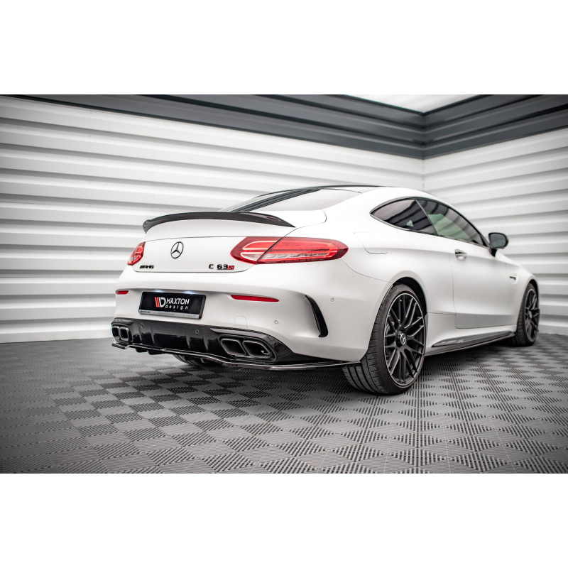 Splitter trasero para (with vertical bars) Mercedes-AMG C 63AMG Coupe AMG Aero Pack C205 Facelift