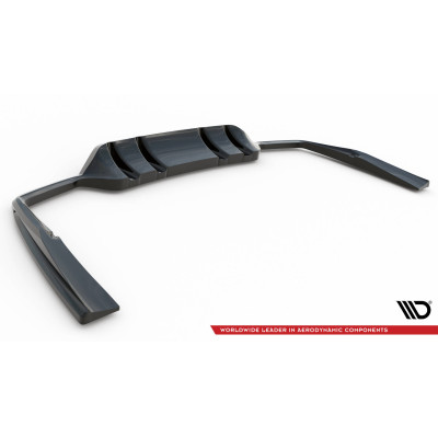 Splitter trasero para (with vertical bars) Mercedes-AMG C43 Coupe / Cabrio C205 Facelift / A205 Facelift