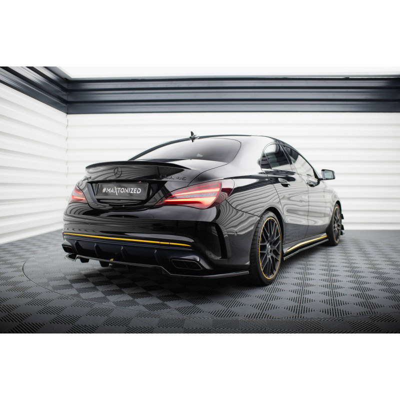 Splitter trasero para (with vertical bars) Mercedes-AMG CLA 45 C117 Facelift