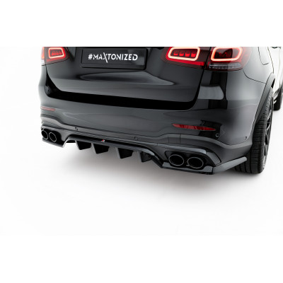 Splitter trasero para (with vertical bars) Mercedes-AMG GLC 43 SUV X253 Facelift