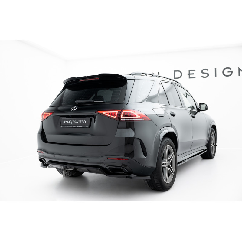 Splitter trasero para (with vertical bars) Mercedes-Benz GLE SUV AMG-Line W167 / W167 Facelift