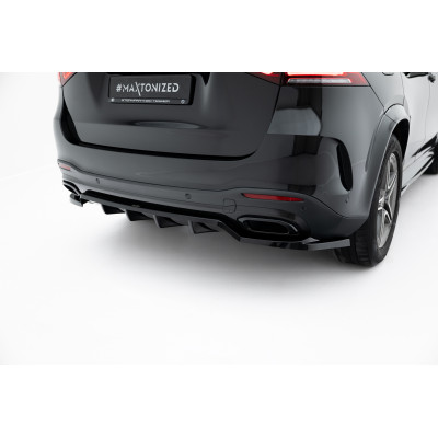 Splitter trasero para (with vertical bars) Mercedes-Benz GLE SUV AMG-Line W167 / W167 Facelift