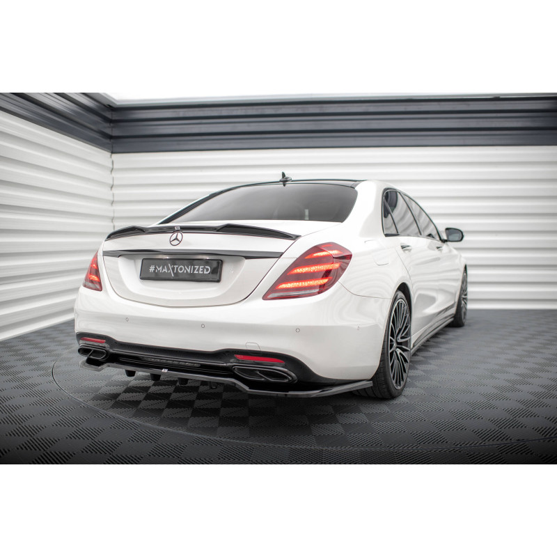 Splitter trasero para (with vertical bars) Mercedes-Benz S AMG-Line W222 Facelift