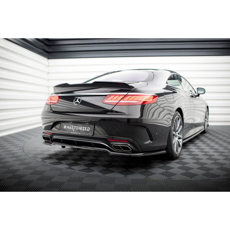 Splitter trasero para (with vertical bars) Mercedes-Benz S Coupe AMG-Line C217 Facelift