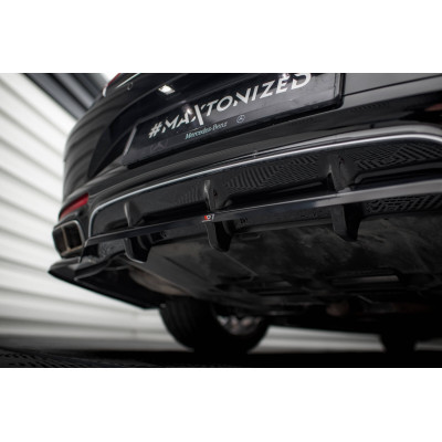 Splitter trasero para (with vertical bars) Mercedes-Benz S Coupe AMG-Line C217 Facelift