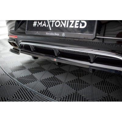 Splitter trasero para (with vertical bars) Mercedes-Benz S Coupe AMG-Line C217 Facelift