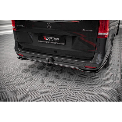 Splitter trasero para (with vertical bars) Mercedes-Benz V-Class AMG-Line W447 Facelift