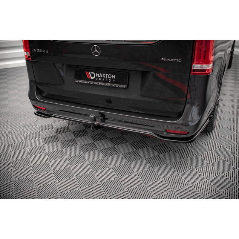 Splitter trasero para (with vertical bars) Mercedes-Benz V-Class AMG-Line W447 Facelift
