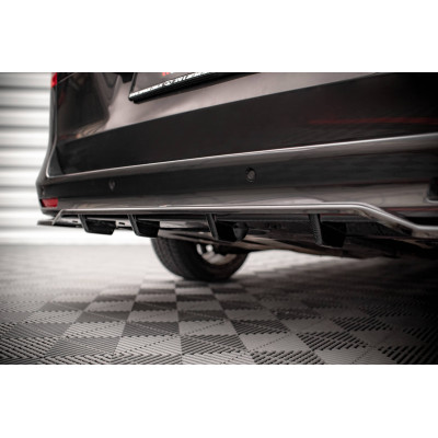 Splitter trasero para (with vertical bars) Mercedes-Benz V-Class AMG-Line W447 Facelift