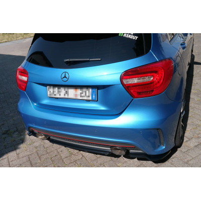 Splitter trasero para (WITH VERTICAL BARS) MERCEDES-BENZ W176 AMG-LINE PREFACE