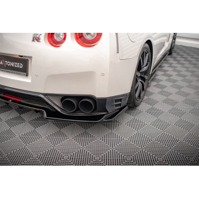 Splitter trasero para (with vertical bars) Nissan GTR R35 Facelift