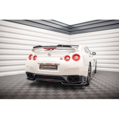 Splitter trasero para (with vertical bars) Nissan GTR R35 Facelift