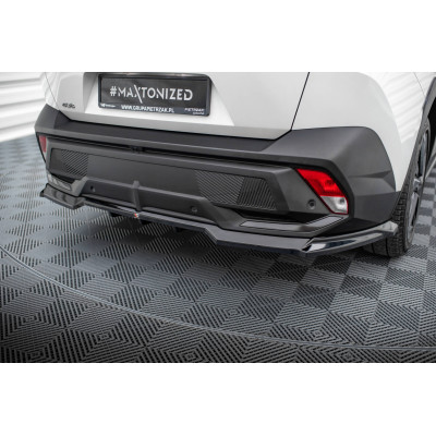 Splitter trasero para (with vertical bars) Peugeot 408 Mk1
