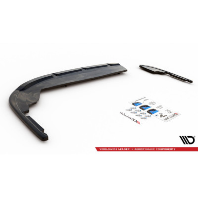 Splitter trasero para (with vertical bars) Peugeot 508 Diesel Mk2