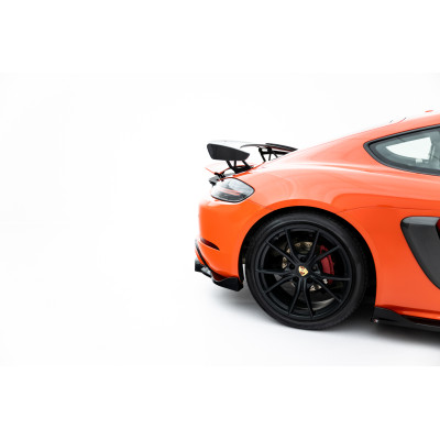 Splitter trasero para (with vertical bars) Porsche 718 Cayman GTS 982c