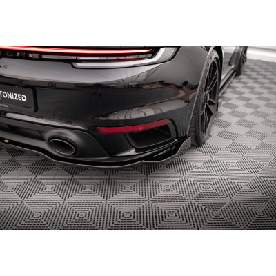 Splitter trasero para (with vertical bars) Porsche 911 Turbo S 992