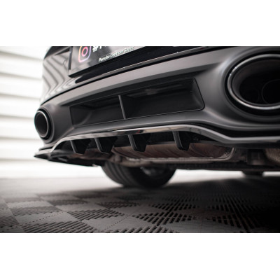 Splitter trasero para (with vertical bars) Porsche 911 Turbo S 992