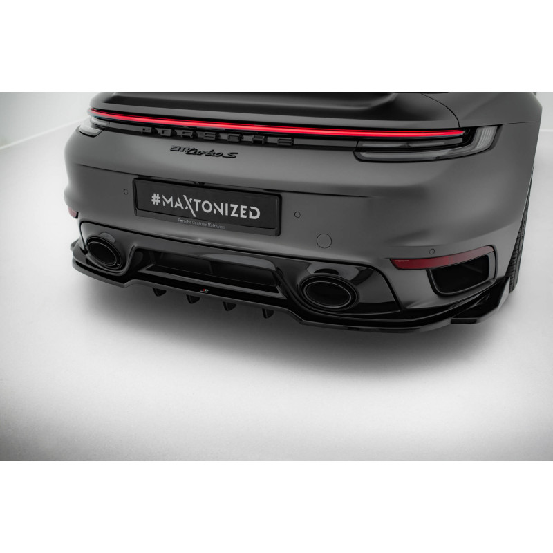 Splitter trasero para (with vertical bars) Porsche 911 Turbo S Sport Package 992