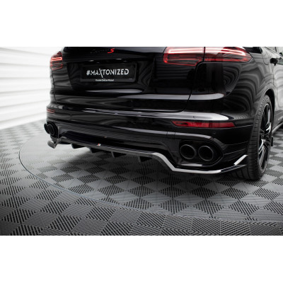 Splitter trasero para (with vertical bars) Porsche Cayenne Mk2 Facelift