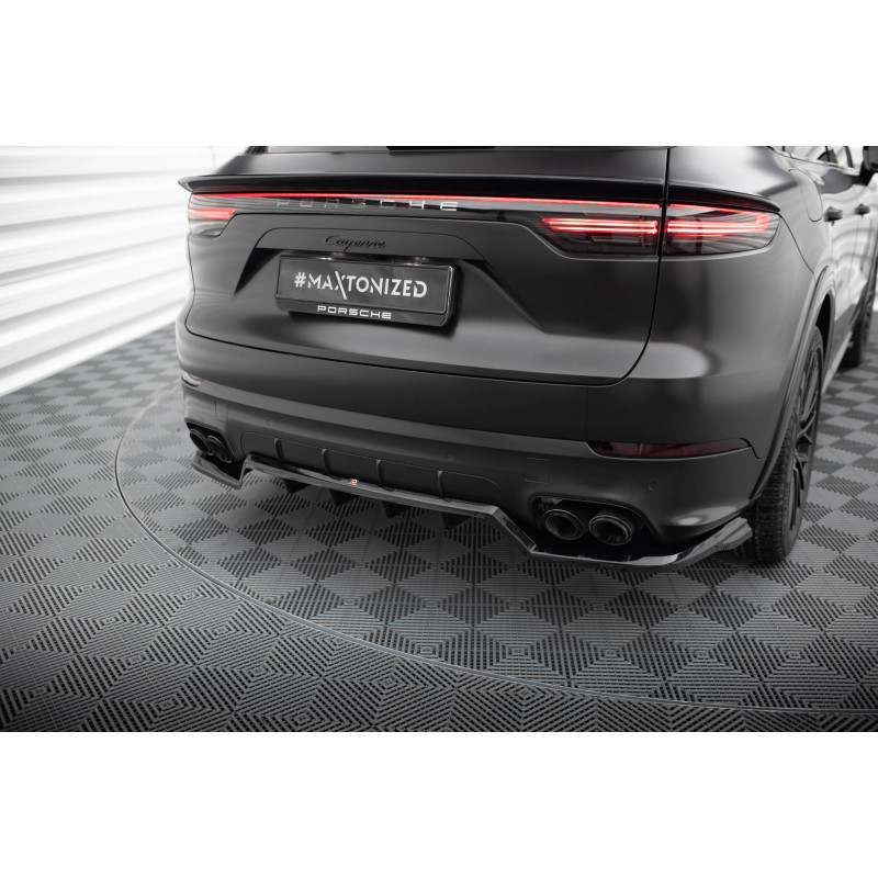 Splitter trasero para (with vertical bars) Porsche Cayenne Sport Design Mk3