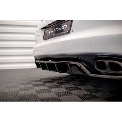 Splitter trasero para (with vertical bars) Porsche Panamera Turbo 970