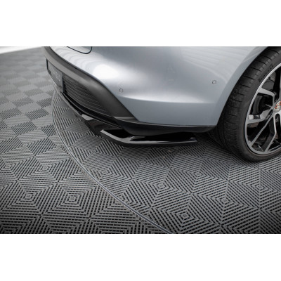 Splitter trasero para (with vertical bars) Porsche Taycan / Taycan 4 / Taycan 4S / Taycan GTS Mk1