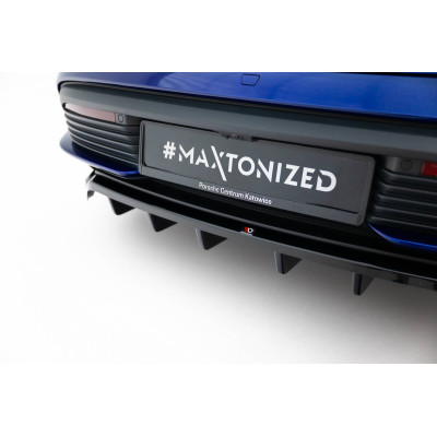 Splitter trasero para (with vertical bars) Porsche Taycan Turbo S Mk1
