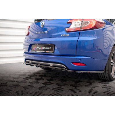 Splitter trasero para (with vertical bars) Renault Megane GT Line Grandtour Mk3 Facelift