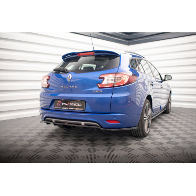 Splitter trasero para (with vertical bars) Renault Megane GT Line Grandtour Mk3 Facelift