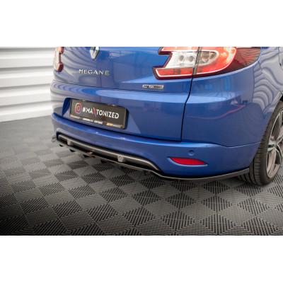 Splitter trasero para (with vertical bars) Renault Megane GT Line Grandtour Mk3 Facelift